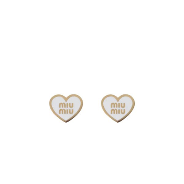 Miu Miu Heart Earrings