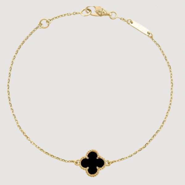Van Cleef Uno Bracelets (Black / Red)